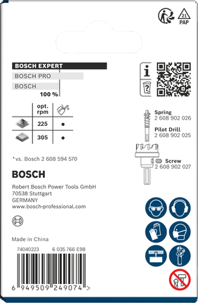 Bosch 53 x 5 mm EXPERT Plaatwerk Gatenzaag.