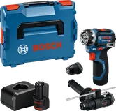 Bosch GSR 12V-32 FC accuboormachineset met koffer en accessoires.