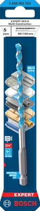 Bosch 5×90×150 mm EXPERT HEX-9 multiconstructieboor.