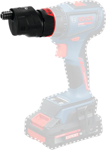 Bosch GFA 18-E FlexiClick Adapter voor accuboormachines.