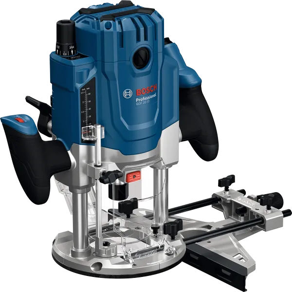 Bosch GOF 20-12 bovenfrees met ergonomische handgrepen.