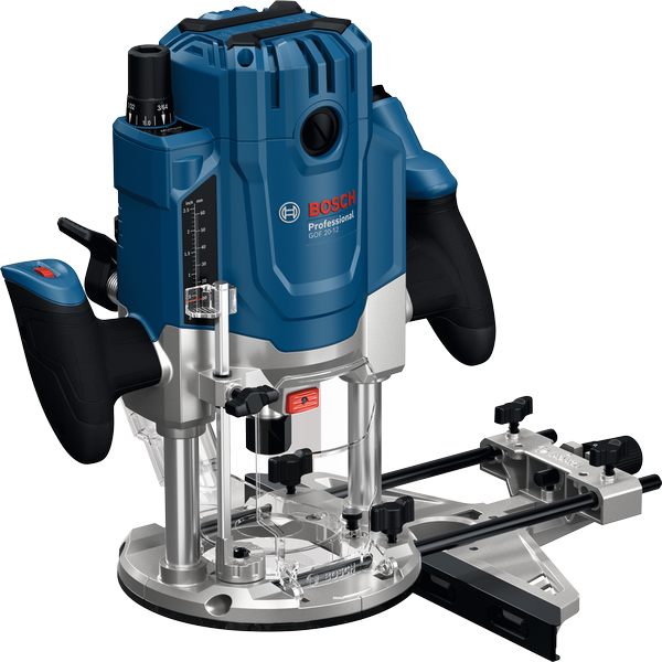 Bosch GOF 20-12 bovenfrees met ergonomische handgrepen.