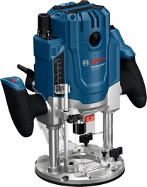 Bosch GOF 20-12 bovenfrees, precisiegereedschap met dubbele handgreep.