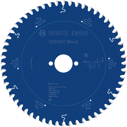 Bosch EXPERT Houtcirkelzaagblad, 210 mm T56.