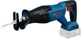 Bosch GSA18V-280 accu-reciprozaag voor het zagen van metaal.