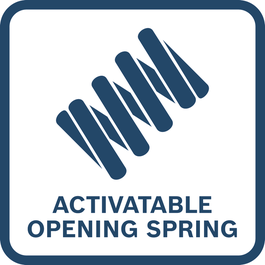 Activeerbare openingsveer