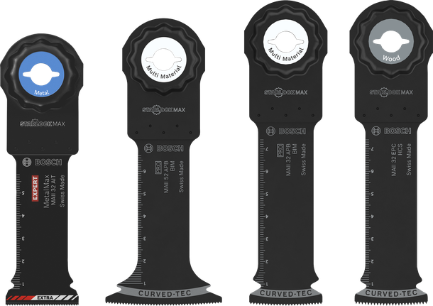 Bosch Heavy Duty Set 4 stuks StarlockMax zaagbladen.