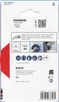 Bosch EXPERT ACZ 85 RD4 diamantvoegsegmentzaag 85mm.