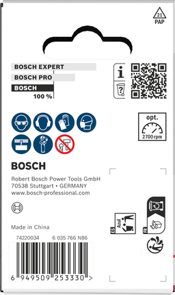 Bosch gatenzaag voor hout en gipsplaat, 48 x 25 mm.