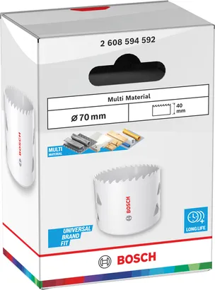 Bosch Multi Material Schroefdraadzaag 70 x 40 mm in doos.