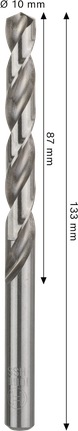 Bosch PRO Metaal HSS-G Spiraalboor 10x87x133 mm.