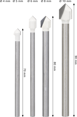 Bosch PRO Diamant tegelboorset, verschillende maten.