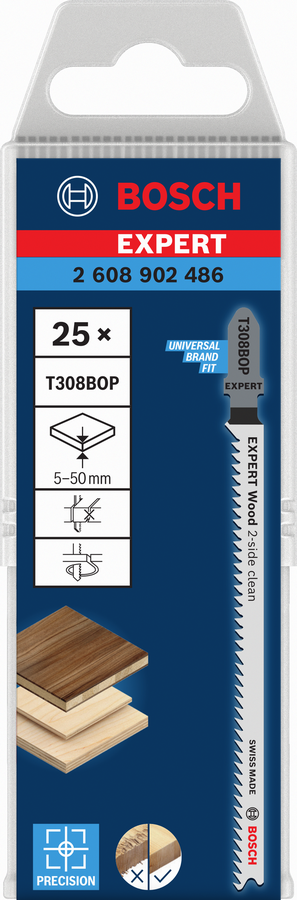 EXPERT Wood 2-side clean T308BOP