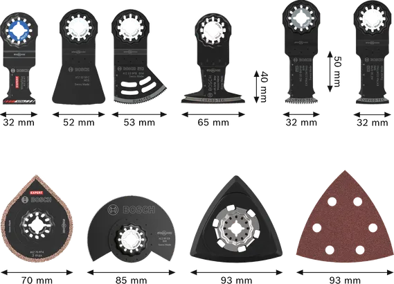 Bosch All-in-One i-Boxx Set 33-delige accessoireselectie.