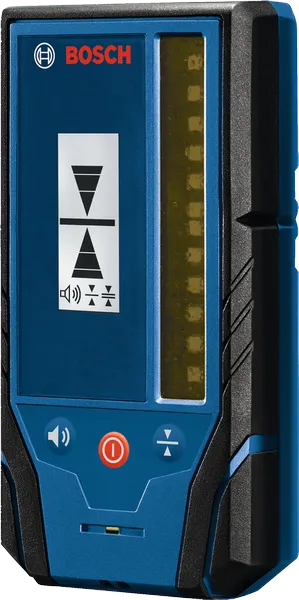 Bosch LR3-2 laserontvanger met IP54 stof- en spatwaterbescherming.
