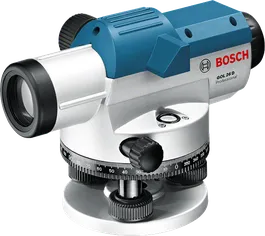 Bosch GOL 26 D optische waterpas met 26x vergroting.