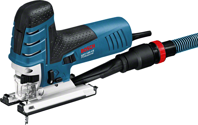 Bosch GST 150 CE decoupeerzaag voor het zagen van diepe stukken hout.
