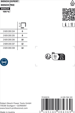 Bosch fijne draadnietjes type 58/10 voor nietmachines.