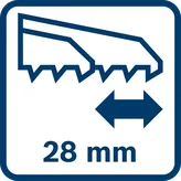 Bosch accu-reciprozaag GS4 18 V-LI voor hout.