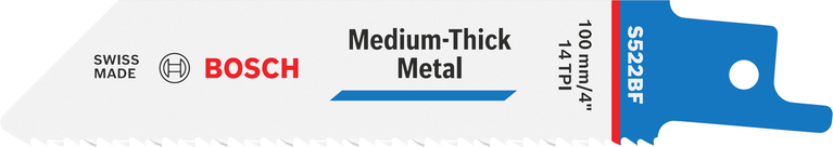 Bosch S522BF zaagblad voor het zagen van middeldik metaal.