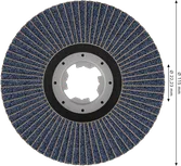 Bosch PRO X571 lamellenschijf, hoek 115 mm, G80 X-Lock.