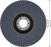 Bosch PRO X571 lamellenschijf, hoek 125 mm G60.