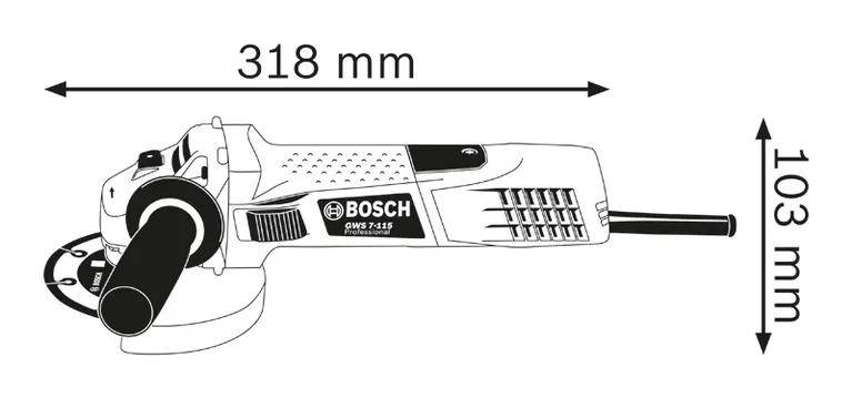 Afmetingen diagram.