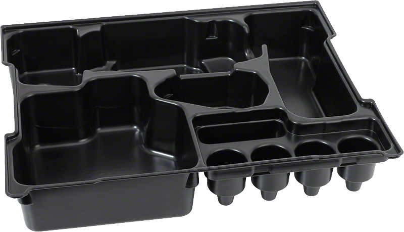 Bosch -inlegbakje voor het organiseren van gereedschap en accessoires.