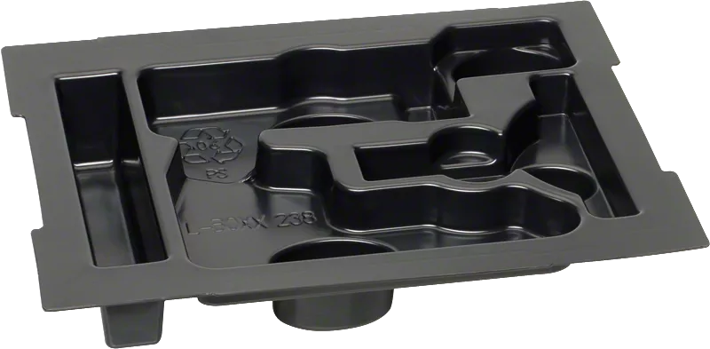 Bosch L-Boxx 238 inlay voor het opbergen van gereedschap en accessoires.