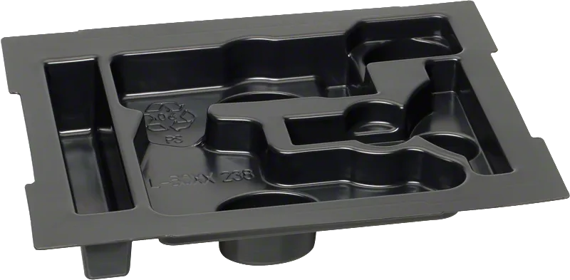 Bosch L-Boxx 238 inlay voor het opbergen van gereedschap en accessoires.