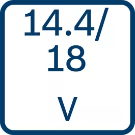 Напрежение 14,4/18V 