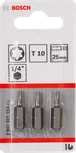 Комплект от три битове за отвертка Bosch T10 25 мм.