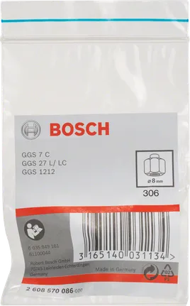 Цангов скоба Bosch 8 мм с контрагайка.
