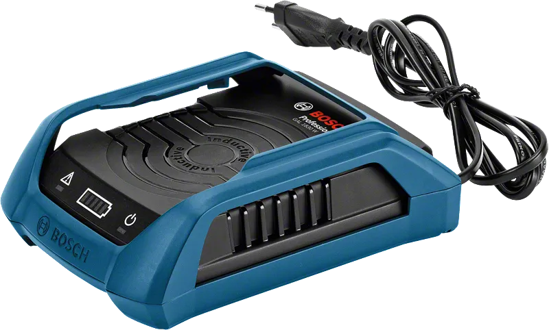 Зарядно устройство за батерии Bosch GAL 1830 със захранващ кабел.