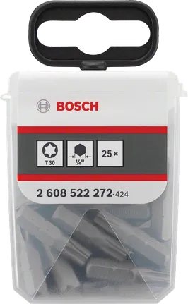 Накрайници за отвертка Bosch TicTac Box T30 Extra Hard.