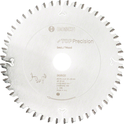 Диск за циркуляр Bosch Top Precision Best for Wood.