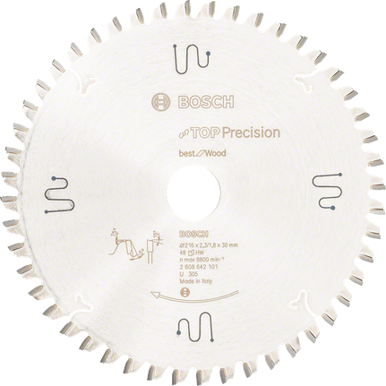 Диск за циркуляр Bosch Top Precision Best for Wood.