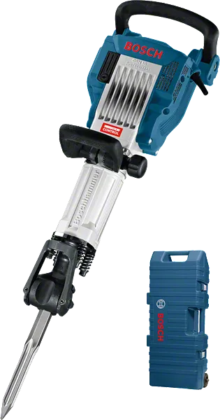 Чекичен чук Bosch GSH 16-28 с куфар за носене.