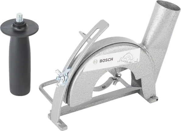 Водач за рязане Bosch с отвор за прахоулавяне 115-125 мм.