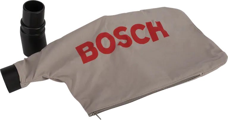 Торба за прах Bosch за събиране на дървени стърготини.