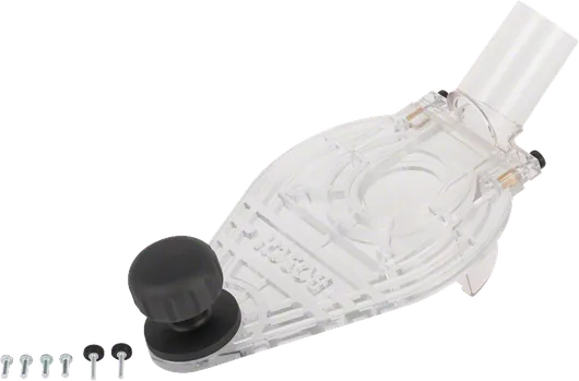 Основна плоча Bosch с дръжка и отвор за прахоулавяне.