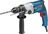 Бормашина Bosch GBM 13-2 RE със странична дръжка и дълбокомер.