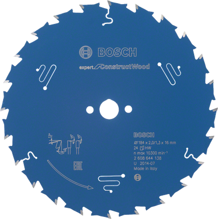 Диск за циркуляр Bosch Expert for Construct Wood 184 мм.