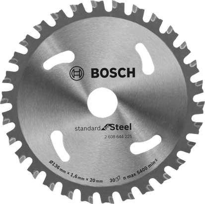 Стандартен циркуляр Bosch за стомана 136 мм.