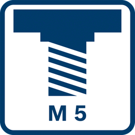 Резба на шпиндела M 5 