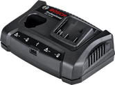 Зарядно устройство Bosch GAX 18V-30 с два слота и USB порт.