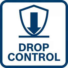 Повишена защита на потребителя благодарение на функцията Drop Control инструментът се изключва при случайно падане