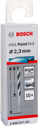 Комплект свредла Bosch HSS PointTeQ 2.3 мм.