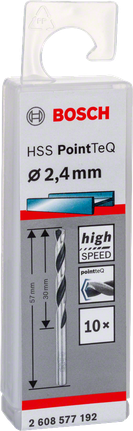 Комплект свредла Bosch HSS PointTeQ 2.4 мм.