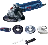 Ъглошлайф Bosch GWS9-115S с комплект аксесоари.
